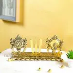 CraftVatika Tirupati Balaji Tilak Showpiece, Venkateshwara Balaji Symbol Shankh Chakra Tilak