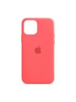TREEMODA Pink Solid Silicone Back Cover Case for Apple iPhone 13 Back Case 6.1 inch
