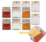 Pure Source India Clear Glass Jar With Lead Jars & Containers 9.2 X 6.5 Cm0.15 Kilograms