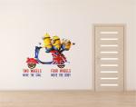 Decal O Decal Minions Two Wheeler Quotes
