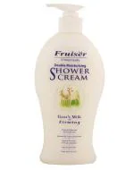 HAIR LOGIC Fruiser Double Moisturising Shower Cream, Goat's Milk with Firming, 450 ml