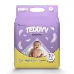TEDDYY Baby Disposable Rapi-Soak Mats Size - 60 X 60 Cm - (Pack of 10)