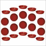 Garden's Need Plastic Terracotta Planter Bottom Tray 8 no 5 inch (Set of 20)