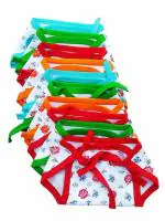 Sunuo Multicolor Cotton Washable and Reusable Baby Nappy 10 pcs (0-6 M)