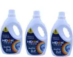 Midon Matic Laundry Wash Liquid Detergent, 3 L - Pack Of 3