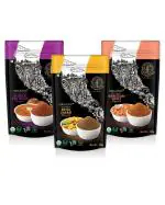 The Flavour Trail by Swani, Organic Mumbai Pav Bhaji Masala, Organic Royal Garam Masala and Organic Amritsari Chole Masala, 300gm (Pack of 3)