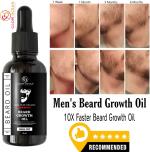 GLOW OCEAN - GLOW EVERYDAY New & Advance Beard Growth oil- For Faster & Patchy Beard Growth Hair Oil (30 ml)