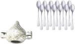 Urban Buy Multicolor Aluminium Modak And Coffee Spoon Kitchen Tool Set 13 Pc