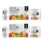 NutriGlow NATURAL'S Exotic Fruit Bleach Cream with Honey, Almond, All Skin Types 43gm Each (Pack of 2)