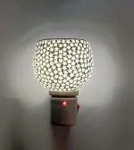 Florezza White Kapoor Dani Night Lamp Electric Incense Burner, Aroma Burner With Night Lamp