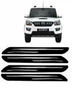 Gee Cee Black Pvc Car Bumper Protector Guard For Mahindra Scorpio S-5 2021 (Set Of 4)