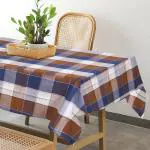Faburaa Washable Table Cloth for Dining Table & Center Table (140x180 Cm, D05)