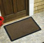 Mega Cart Home Brown Polypropylene Rectangular Anti Slip Floor Door Mat