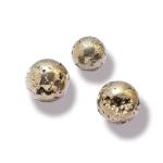 GEMTUB 1 PIECE Natural Rare Golden Pyrite Sphere Pyrite Ball Shape Cluster Peru Pyrite Stone for Reiki Healing 1 Piece 180-200 Gram Weight