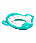 Mee Mee Cushioned portable Baby Potty Seat for Toilet Training with Easy grip support handles, Easy to Carry,Pack of 1,Green