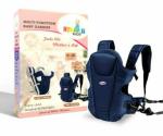 Chinmay Kids Blue 3 Way Baby Carrier With Detachable Bib & Head Cushion Ergonomic Multi Functional Baby Carrier