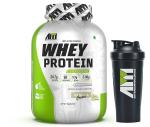 Advance MuscleMass Whey Protein Concentrate With Enzyme Blend| 24.7 g protein|With 700ml Shaker|Vanilla Flavour | 3 Kg (6.6 lb)