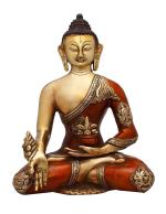 Idol Collections Brown Brass Buddha Idol l GOD IDOLS