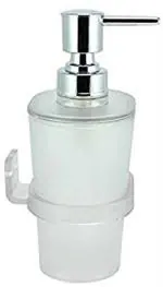 Grazia White, Green Plastic Single-Handed Soap Dispenser