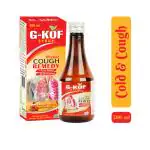 SBS G-Kof Honey Syrup - Ayurvedic Cough Syrup For Sore Throat And Painful Coughing - 200ml