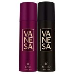 VANESA Babe Deo, Shero Deo (150ML Each) - Combo Pack of 2 | Fresh & Authentic Fragrance Luxury Deo Combo Pack Set for Women