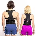 FlexGuard Posture Corrector for Women and Men - Back Brace for Posture, Adjustable Back Support Straightener Shoulder Posture Support for Pain Relief, Body Correction, Small/Medium