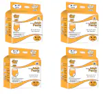 BON BON Premium Medium Adult Diapers Pant Style (M- 20-47 INCH) Pull Up Diapers M 40 PCS With Soft Ultra Leak Guard and Anti-Bacterial Absorbent Core (M Pack of 4)