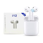 Plus Shine Bluetooth i12s Wireless Earphone with Mic and Touch Sensor Bluetooth Headset MA-PS04