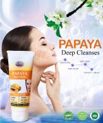 AMORINA HERBAL Papaya Deep Cleanses Face Wash for Men and Women (100ML)