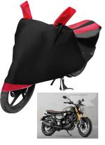 Auto Hub Bike Cover for Tvs Ronin , Dustproof UV Protection water resistant Custom Fit Cover-(Black-Red)