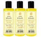Khadi Herbal Haldi Chandan Face Wash For Natural Moisturizing And Renovating (Pack Of-3)
