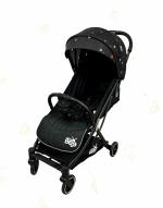 GOLDEN BEE Galaxy Ride Baby Stroller/Parm - Premium Lightweight Travel Friendly Stroller | Cushion Seat | EN 1888-1 Safety Certified | Stroller for Baby Boys and Girls Age 0 to 3 Years (Black Star)