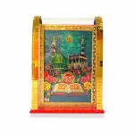 Islamic Showpiece Gift - Mecca Sharif, Medina Sharif, and Holy Quran Enclosure