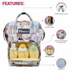 Babymoon Mother Diaper Bag Lightweight Multifunctional Travel Unisex Diaper Backpack