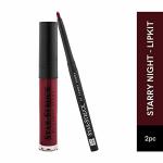Star Struck by Sunny Leone 2PC Lip Kit (Lip Gloss + Lip Liner) | Starry Night
