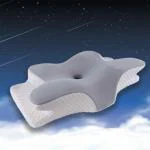 PRIME PICK Butterfly Shape Cervical Pillow for Shoulder and Neck Pain Relief, Memory Foam Neck Pillow, Ergonomic Orthopedic Neck Support Pillow for Side Back Stomach Sleeping (Grey)