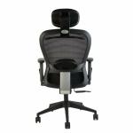 INNOWIN Craft Black Ergonomic Mesh High Back Office Chair with Headrest 20 x 26 x 53 inch