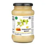 INDIGENOUS HONEY Crystallized Mustard Sarso Honey Raw Organic Natural Pure Unprocessed NMR Tested Unpasteurized Unheated 530g Glass Jar Pack of 1