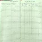 ATISHAY Visitor Gate Entry Register 34cm X 20cm 100 Pages- Pack of 2
