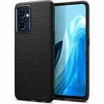 Spigen Liquid Air Matte Black Thermoplastic Polyurethane Back Cover Case Compatible with OPPO Find X5 Lite and Reno7 5G 16.06 x 0.78 x 7.32 cm