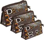 Vyora Set Of 3 Makeup Pouch| Cosmetic Organizer| Travel Pouch