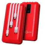 Callmate High-Speed Charging and Ultra-High Capacity DX09 Red Power Bank 20000 mAh