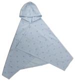LILSOFT New Born Cotton Hooded Baby Bath Poncho
