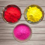 BRIGHT BLOOM Organic Gulal Natural and Herbal Gulal Holi Color Powder Pack of 3 (Red, Yellow, Pink, 300 g)