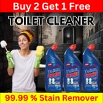 BLISS & BLUSH Toilet Cleaner blue 1500ml Ecofriendly Toilet Cleaner, 100 Flush Protection Toilet Bowl Cleaner Liquid