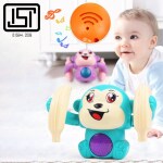 SaleOn Monkey Toy Sensor On-Off Dancing Monkey Spinning Monkey Rolling Monkey - Mix Colors ISI Approved - Battery Included