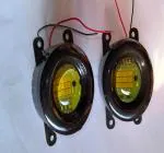 SAMBRIDHHI LED Projector Fog Lamp for Car Projector Light Car with Angle Eye Projector High Power Bright (pack of 2)-a16
