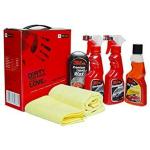 AUTO BEAST Born To Aspire Large Car Care Kit Car Shampoo Tyre Dresser Dashboard Dresser Liquid Wax Microfiber Cloth (All in One)