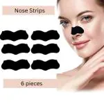 MOTGIK Nose Strips For Blackhead Whitehead Remover,Nose Pore Cleanser Strips,Deep Cleansing 6 PCS,Bamboo Charcoal