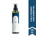 The Biosaga Organics OILANT 6-in-1 Coconut Oil - Organic & Natural, 200ml